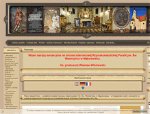 Tablet Screenshot of makowarsko-parafia.pl